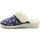 Boty Ženy Papuče Rogallo 3330-011 modré dámské zimní papuče Modrá