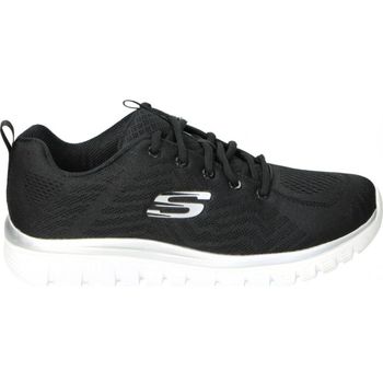 Boty Ženy Multifunkční sportovní obuv Skechers 12615-BKW Černá