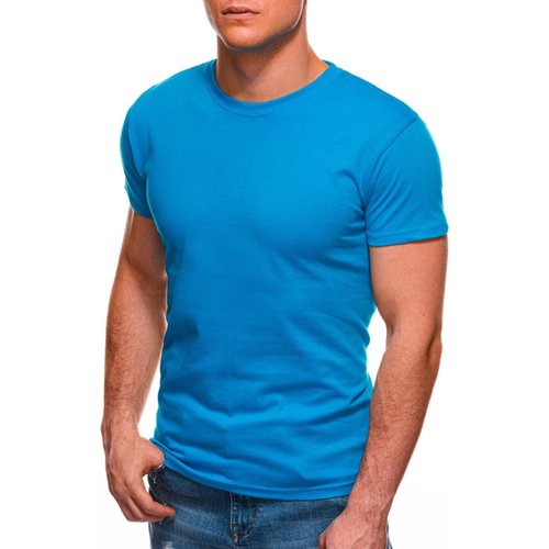 Textil Muži Trička s krátkým rukávem Deoti Pánské tričko Molos tyrkysová Modrá