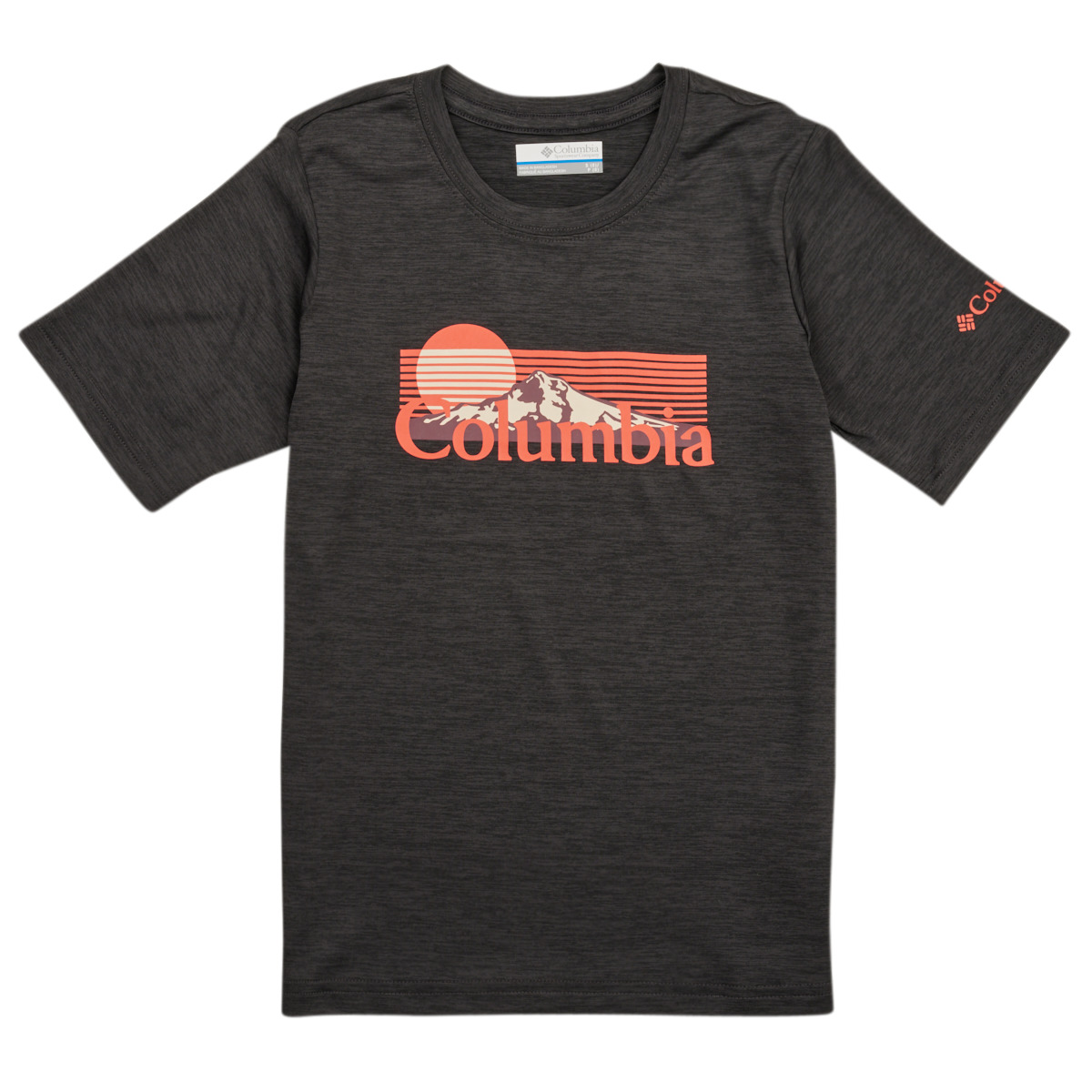 Levně Columbia Trička s krátkým rukávem Dětské Mount Echo Short Sleeve Graphic Shirt Šedá