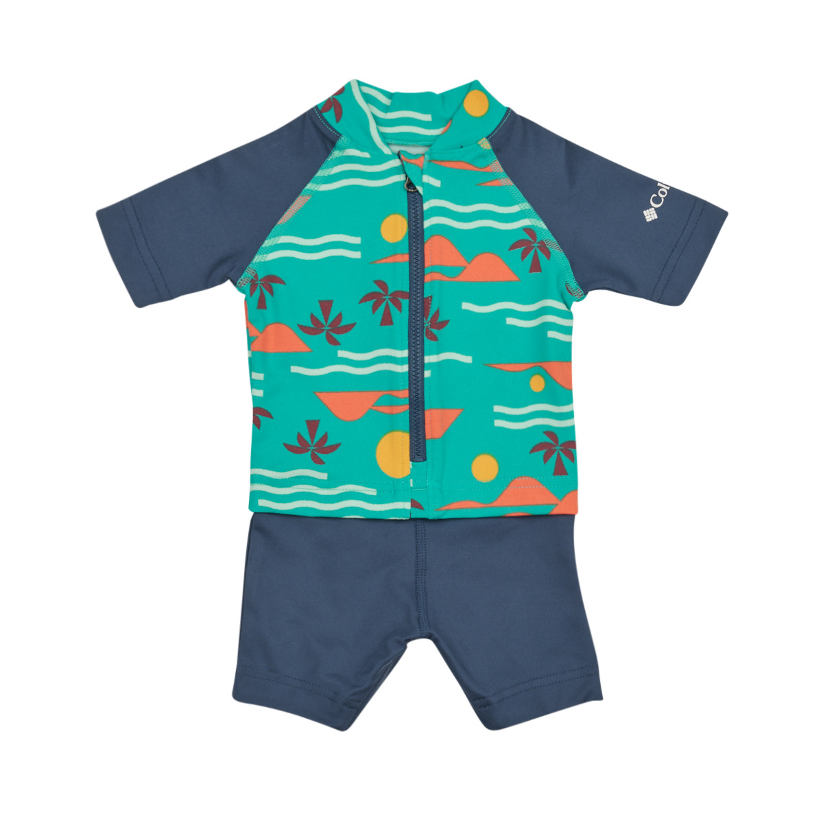 Textil Chlapecké Plavky / Kraťasy Columbia Sandy Shores Sunguard Suit Modrá
