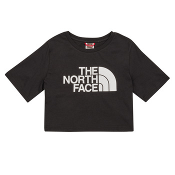Textil Dívčí Trička s krátkým rukávem The North Face Girls S/S Crop Easy Tee Černá