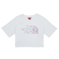 Textil Dívčí Trička s krátkým rukávem The North Face Girls S/S Crop Easy Tee Bílá