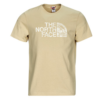 Textil Muži Trička s krátkým rukávem The North Face S/S Woodcut Dome Tee Béžová