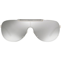 Hodinky & Bižuterie Děti sluneční brýle Versace Occhiali da Sole  VE2140 10006G Stříbrná       