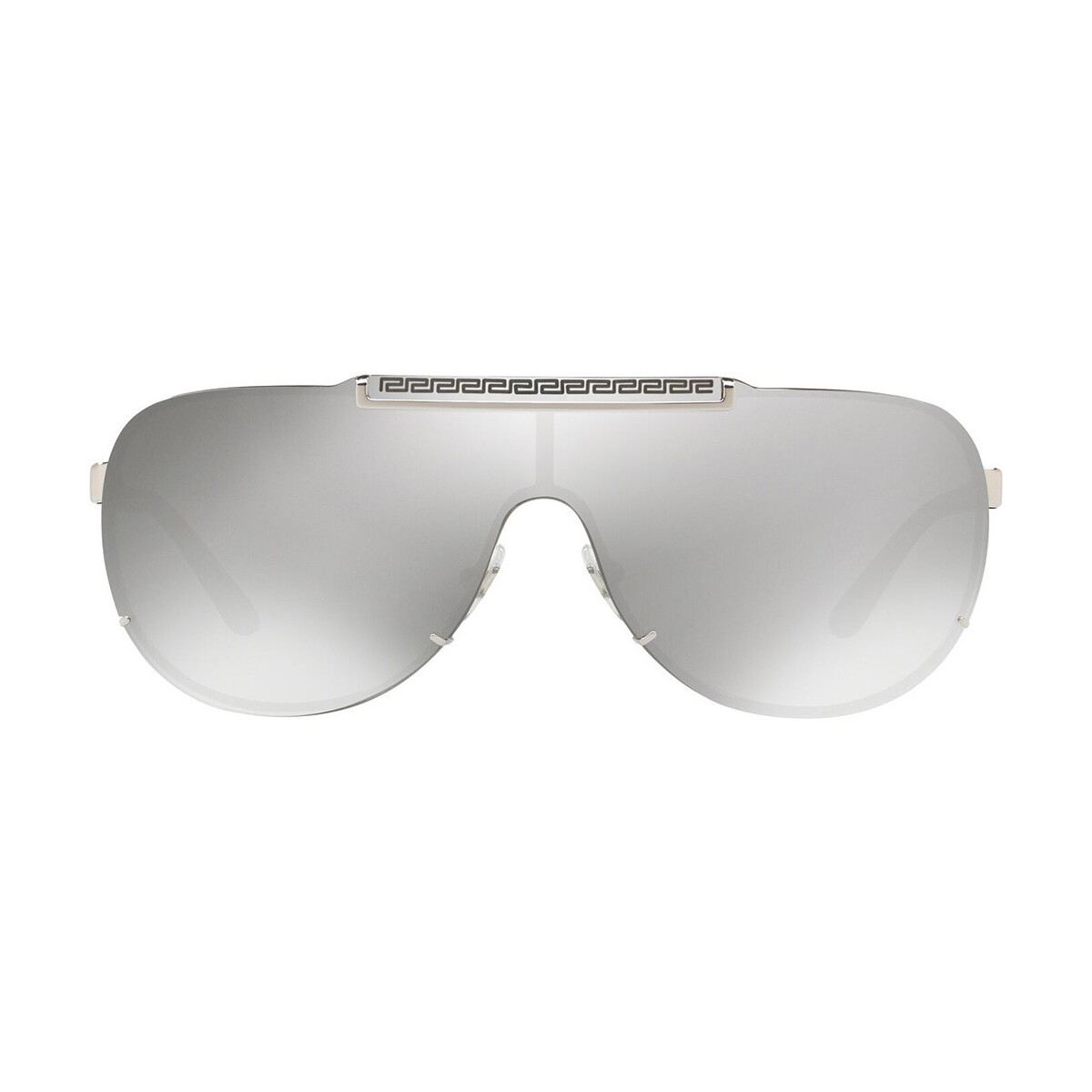 Hodinky & Bižuterie sluneční brýle Versace Occhiali da Sole  VE2140 10006G Stříbrná       