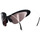 Hodinky & Bižuterie sluneční brýle Balenciaga Occhiali da Sole  Wire Cat BB0232S 001 Černá