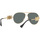 Hodinky & Bižuterie sluneční brýle Versace Occhiali da Sole  VE2249 100281 Zlatá