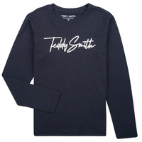 Textil Chlapecké Trička s dlouhými rukávy Teddy Smith T-EVAN ML JR Tmavě modrá