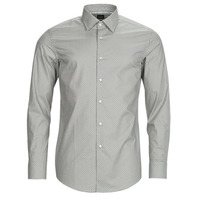 Textil Muži Košile s dlouhymi rukávy BOSS H-HANK-kent-C1-214 Khaki