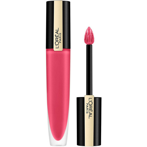 krasa Ženy Rtěnky L'oréal Signature Matte Liquid Lipstick - 128 I Decide Růžová