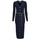 Textil Ženy Společenské šaty MICHAEL Michael Kors VNK MK SNAPS MIDI CARDI Tmavě modrá