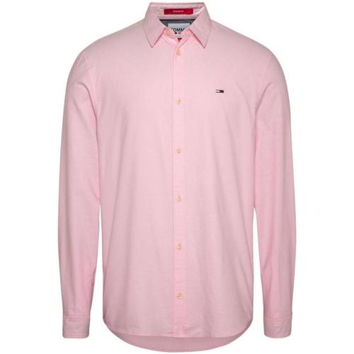 Textil Muži Košile s dlouhymi rukávy Tommy Hilfiger  Růžová