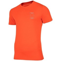 Textil Muži Trička s krátkým rukávem 4F TSM010 Oranžová