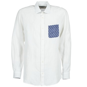 Textil Muži Košile s dlouhymi rukávy Serge Blanco CHACA Bílá