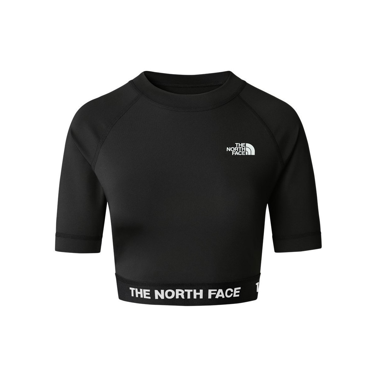 Textil Ženy Trička s krátkým rukávem The North Face Crop LS Černá