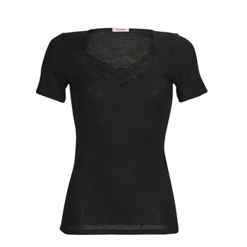 Spodní prádlo Ženy Tílka  Damart CLASSIC SHORT SLEEVE T-SHIRT GRADE 3 Černá