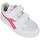 Boty Děti Módní tenisky Diadora PLAYGROUND PS GIRL C2322 White/Hot pink Růžová