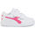 Boty Děti Módní tenisky Diadora 101.175783 01 C2322 White/Hot pink Růžová