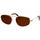 Hodinky & Bižuterie sluneční brýle McQ Alexander McQueen Occhiali da Sole  MQ0392S 002 Zlatá