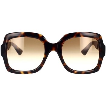Hodinky & Bižuterie Ženy sluneční brýle Gucci Occhiali da Sole  GG1337S 003 Hnědá