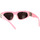 Hodinky & Bižuterie Ženy sluneční brýle Balenciaga Occhiali da Sole  Dynasty BB0095S 013 Růžová