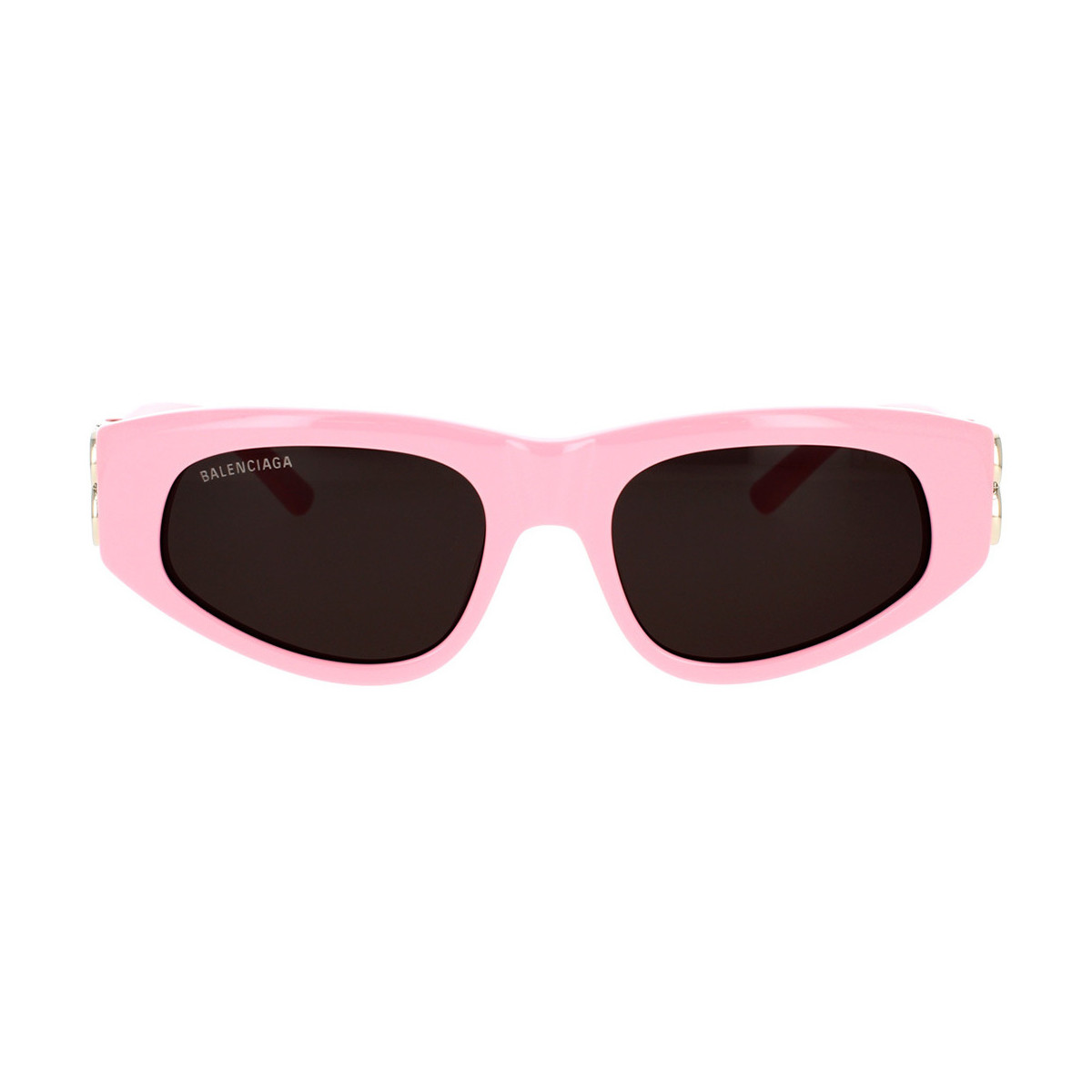 Hodinky & Bižuterie Ženy sluneční brýle Balenciaga Occhiali da Sole  Dynasty BB0095S 013 Růžová