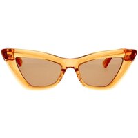 Hodinky & Bižuterie Ženy sluneční brýle Bottega Veneta Occhiali da Sole  BV1101S 011 Oranžová