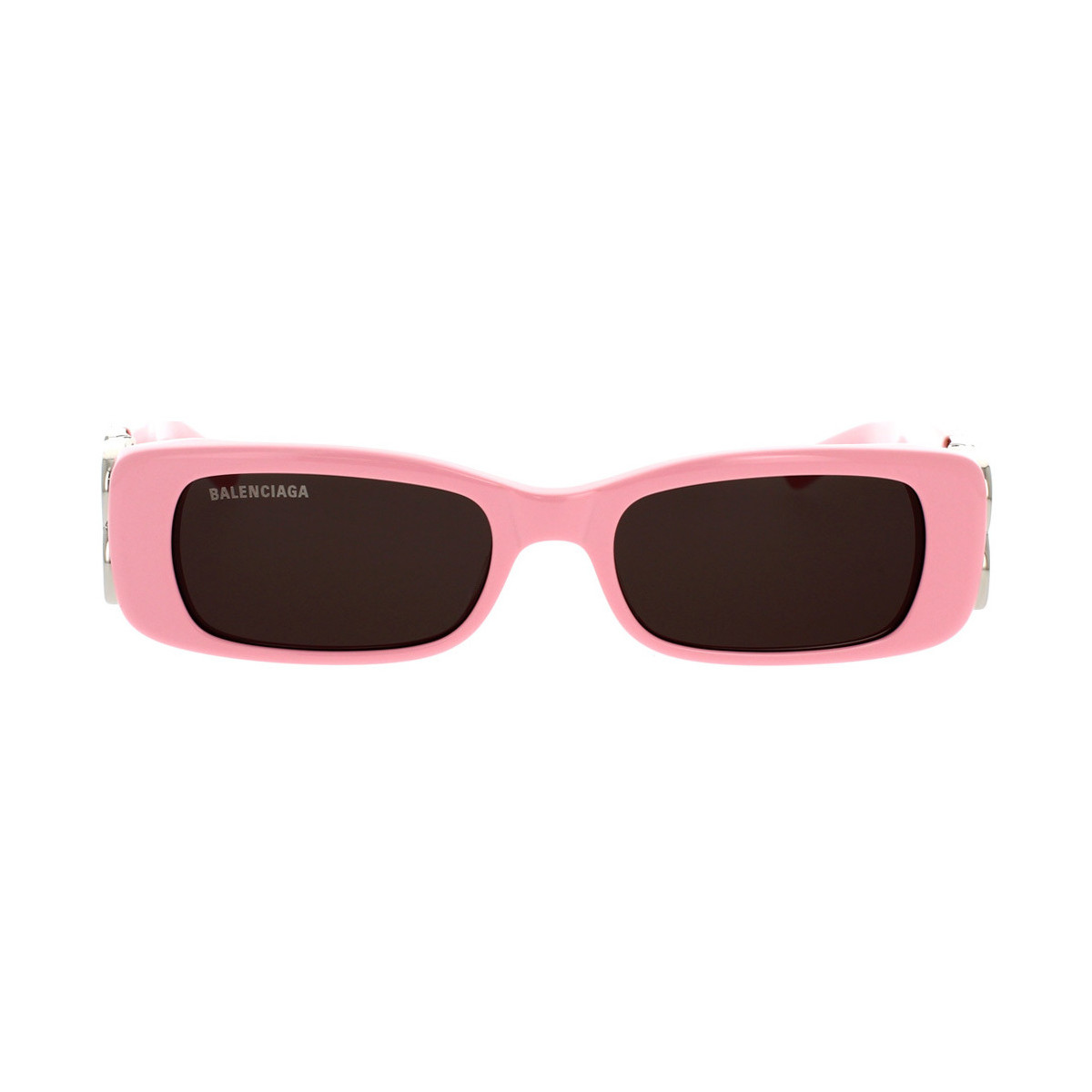 Hodinky & Bižuterie Ženy sluneční brýle Balenciaga Occhiali da Sole  Dynasty BB0096S 012 Růžová