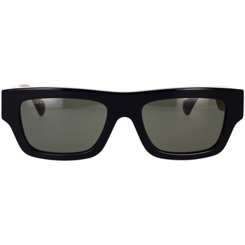 Hodinky & Bižuterie Muži sluneční brýle Gucci Occhiali da Sole  GG1301S 001 Černá