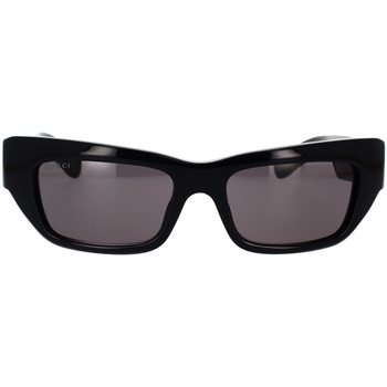 Hodinky & Bižuterie Muži sluneční brýle Gucci Occhiali da Sole  GG1296S 001 Černá