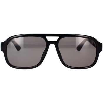 Hodinky & Bižuterie Muži sluneční brýle Gucci Occhiali da Sole  GG1342S 001 Černá