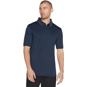 Textil Muži Polo s krátkými rukávy Skechers Off Duty Polo Shirt Modrá