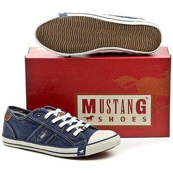 Mustang 4058-310-841 jeans pánské tenisky Modrá