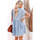 Textil Ženy Krátké šaty Omg Dámské džínové šaty s knoflíky Motala modrá Modrá