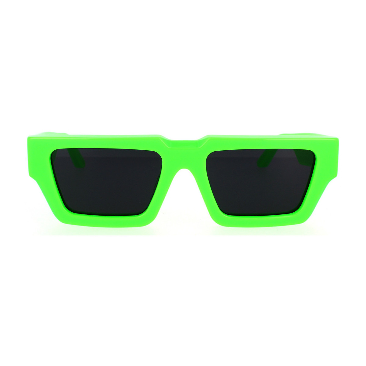 Hodinky & Bižuterie sluneční brýle Leziff Occhiali da Sole  Miami M4939 C13 Verde Fluo Zelená