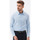 Textil Muži Košile s dlouhymi rukávy Ombre Pánská košile s dlouhým rukávem Comunica V8 Modrá