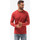 Textil Muži Trička s krátkým rukávem Ombre Pánské Basic tričko s dlouhým rukávem Konrad Červená