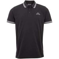 Textil Muži Trička s krátkým rukávem Kappa Polo Shirt Černá