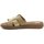 Boty Ženy pantofle Jana 8-27108-28 Sand dámské letní nadměrné nazouváky Béžová