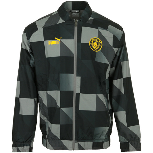 Textil Muži Teplákové bundy Puma MCFC Prematch Jacket Černá