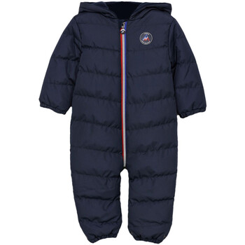 Textil Děti Overaly / Kalhoty s laclem Peak Mountain Combipilote de ski layette MEROSKI Tmavě modrá