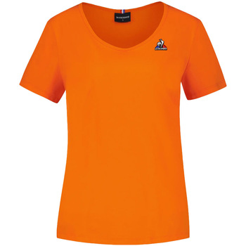 Textil Ženy Trička s krátkým rukávem Le Coq Sportif Essentiels Tee N°1 Wn's Oranžová