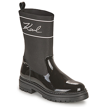 Boty Dívčí Kotníkové boty Karl Lagerfeld Z19114 Černá