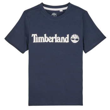 Textil Chlapecké Trička s krátkým rukávem Timberland T25U24-857-J Tmavě modrá
