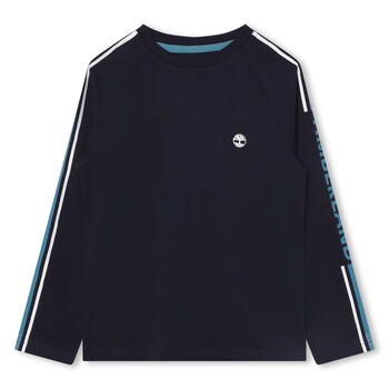 Textil Chlapecké Trička s krátkým rukávem Timberland T25U37-857-J Tmavě modrá