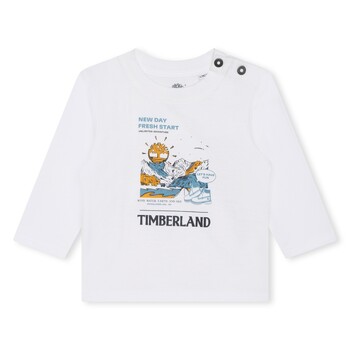 Textil Chlapecké Trička s krátkým rukávem Timberland T60005-10P-B Bílá