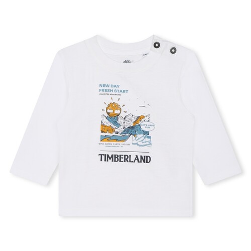 Textil Chlapecké Trička s krátkým rukávem Timberland T60005-10P-C Bílá