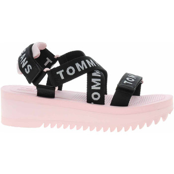 Tommy Hilfiger Sandály Dámské sandály EN0EN02119 TH2 Misty Pink - Růžová