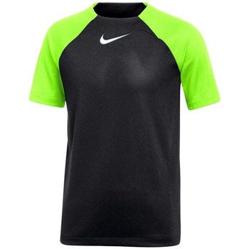 Textil Chlapecké Trička s krátkým rukávem Nike DF Academy Pro SS Top K JR Černé, Zelené
